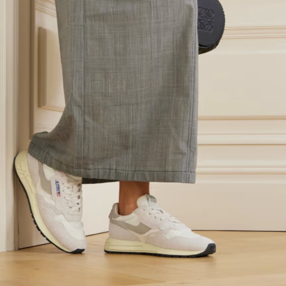 AUTRY Reelwind Low suede and shell sneakers